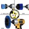Drill Brush Power Scrubber By Useful Products 5 in W 5 in L Brush, Blue B-EMS-2L-QC-DB - alternate 6